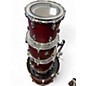 Used Yamaha 4 Piece Stage Custom Maroon Drum Kit