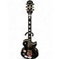 Used Epiphone Les Paul Custom Black and Gold Solid Body Electric Guitar thumbnail