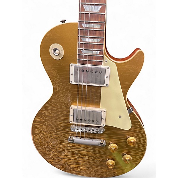 Used Gibson 1959 Reissue Murphy Aged Les Paul Gold Solid Body Electric Guitar