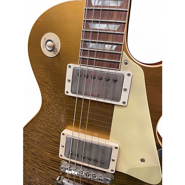 Used Gibson 1959 Reissue Murphy Aged Les Paul Gold Solid Body Electric Guitar
