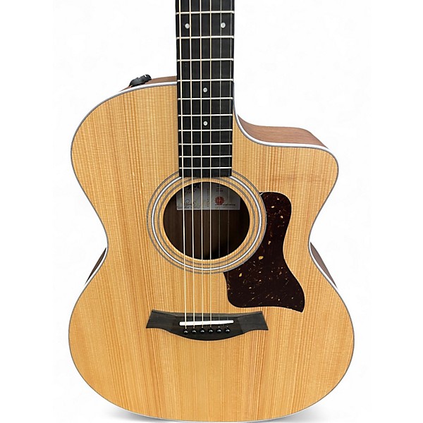 Used Taylor 214CE Natural Acoustic Electric Guitar