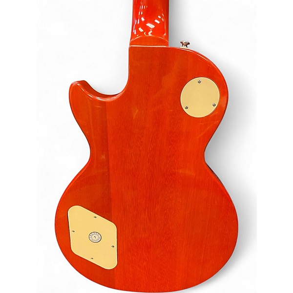 Used Epiphone Les Paul Classic Quilt top Orange Solid Body Electric Guitar