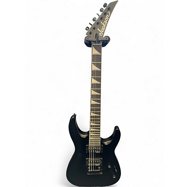 Used Jackson JS22 Dinky Satin Black Solid Body Electric Guitar