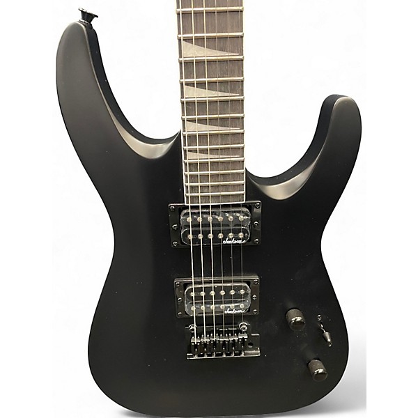 Used Jackson JS22 Dinky Satin Black Solid Body Electric Guitar