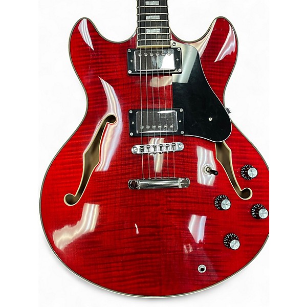 Used Sire Larry Carlton H7 Cherry Red Hollow Body Electric Guitar