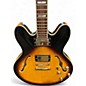 Used 2004 Epiphone Sheraton Vintage Sunburst Hollow Body Electric Guitar