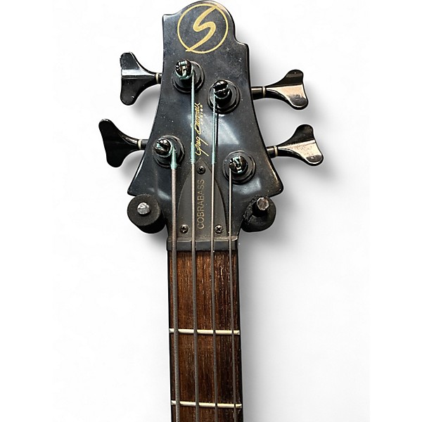 Used Samick GREG BENNETT BLACK AND RED Electric Bass Guitar