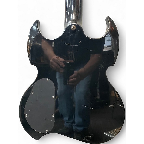 Used Samick GREG BENNETT BLACK AND RED Electric Bass Guitar