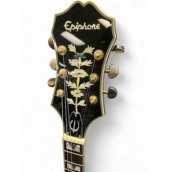 Used Epiphone Sheraton II Ebony Hollow Body Electric Guitar
