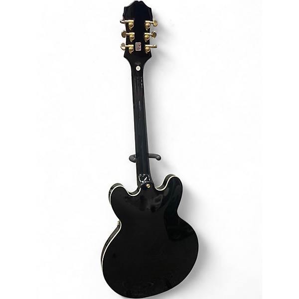 Used Epiphone Sheraton II Ebony Hollow Body Electric Guitar