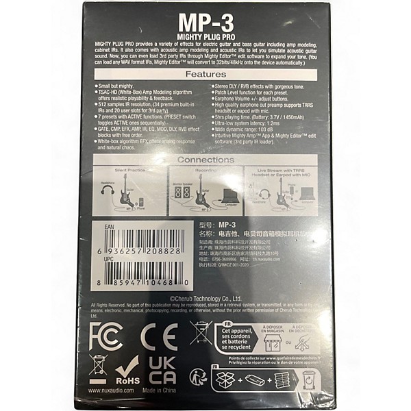 Used NUX mp-3 Battery Powered Amp
