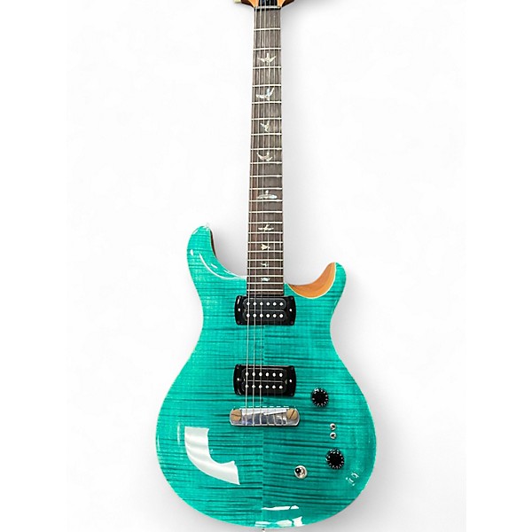 Used PRS SE Paul's Guitar Turquoise Solid Body Electric Guitar