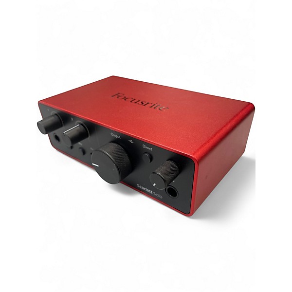 Used Focusrite scarlett solo gen 4 Audio Interface