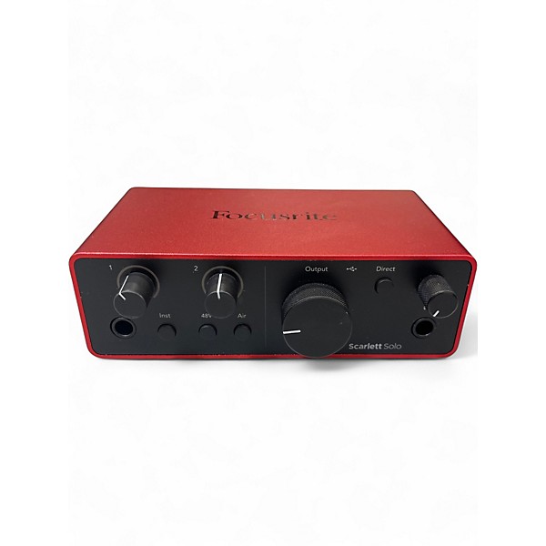 Used Focusrite scarlett solo gen 4 Audio Interface