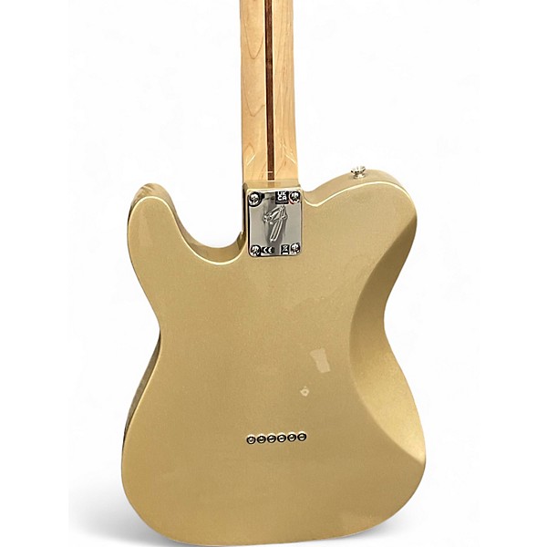 Used Fender Chris Shiflett Telecaster Deluxe Shoreline Gold Solid Body Electric Guitar