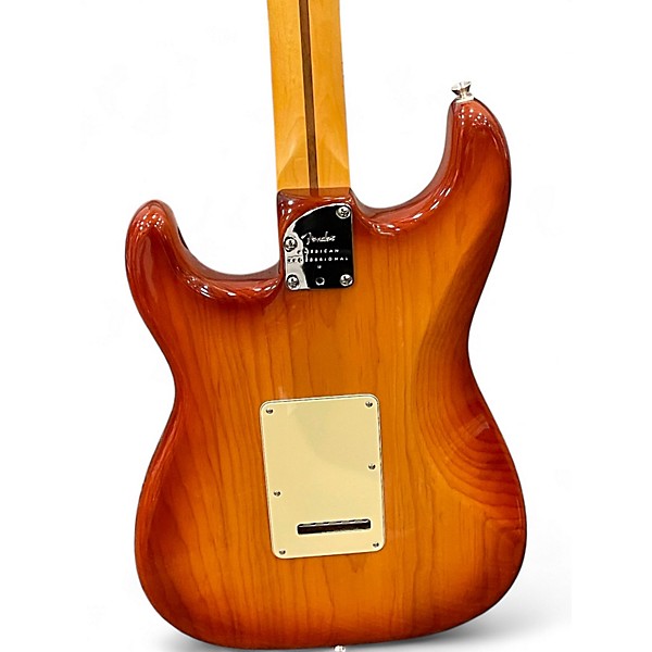 Used Fender American Professional II Stratocaster Sienna Sunburst Solid Body Electric Guitar