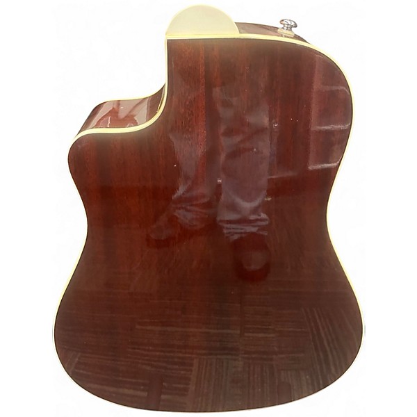 Used Fender Malibu CE Natural Acoustic Electric Guitar