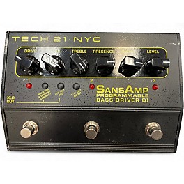 Used Tech 21 Sansamp PBDR Bass Driver DI Bass Effect Pedal