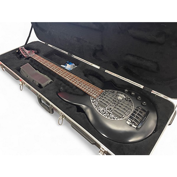 Used Ernie Ball Music Man Bongo 5 HH Black Electric Bass Guitar