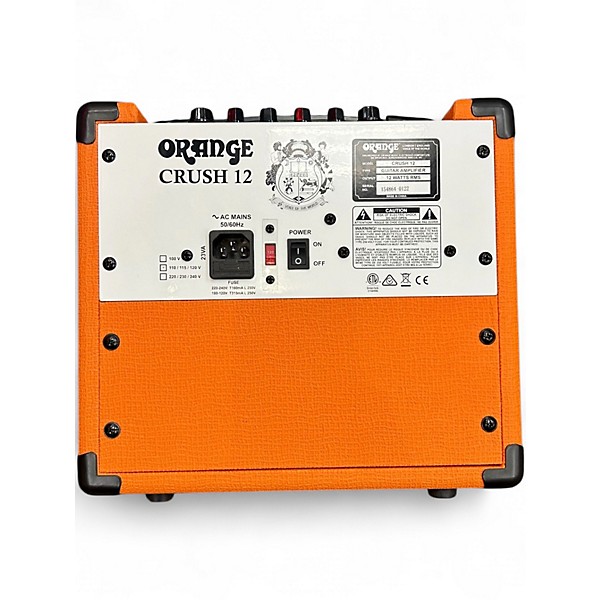 Used Orange Amplifiers Crush 12 Guitar Combo Amp