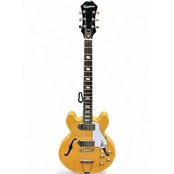 Used Epiphone CASINO Natural Hollow Body Electric Guitar