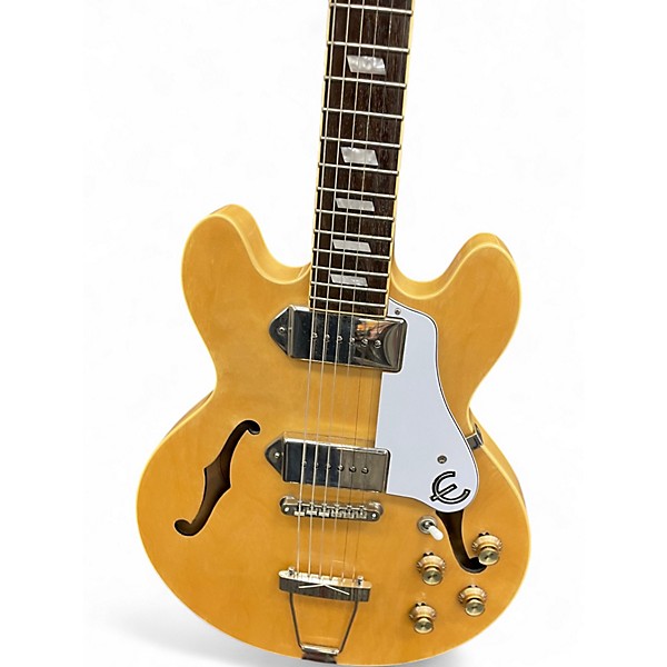 Used Epiphone CASINO Natural Hollow Body Electric Guitar