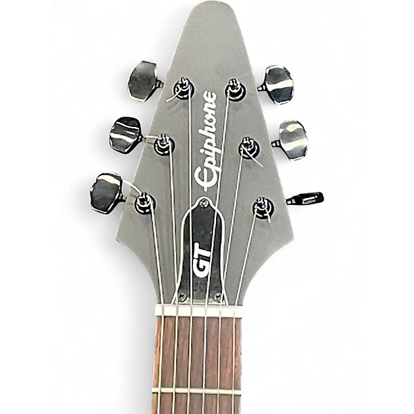 Used Epiphone Explorer GT Satin Black Solid Body Electric Guitar