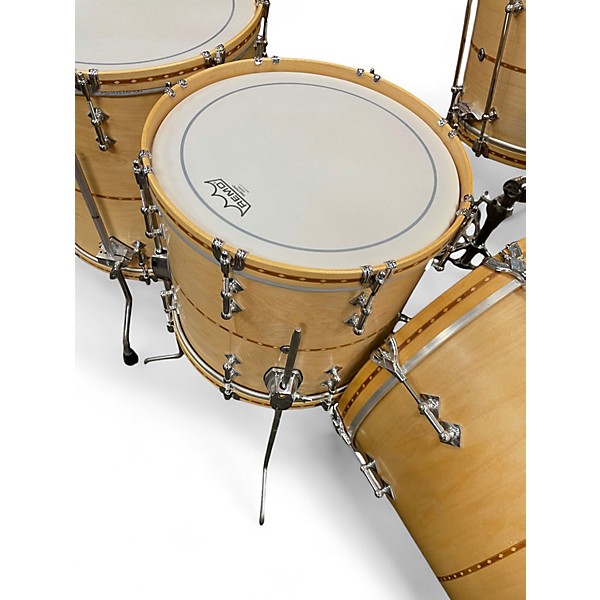 Used 2022 Craviotto 6 Piece Custom Shop Maple Natural Drum Kit