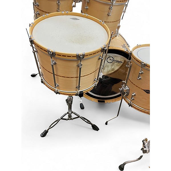 Used 2022 Craviotto 6 Piece Custom Shop Maple Natural Drum Kit