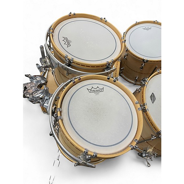 Used 2022 Craviotto 6 Piece Custom Shop Maple Natural Drum Kit