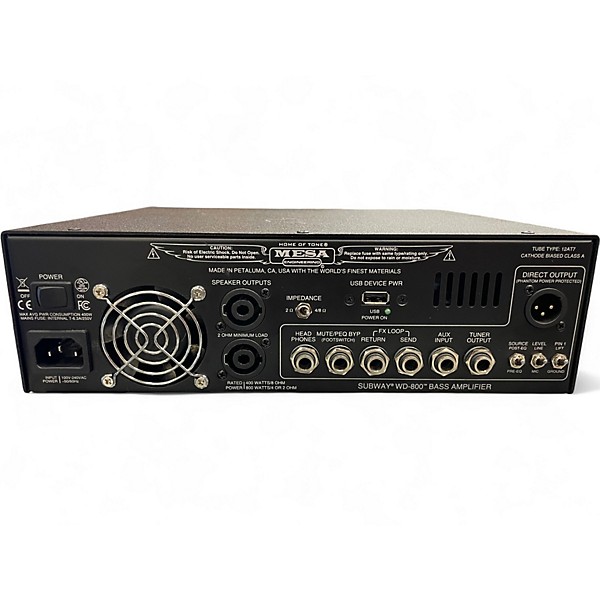 Used MESA/Boogie Subway WD-800 Bass Amp Head