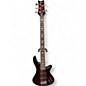 Used Schecter Guitar Research Stiletto Extreme 5 String Cherry Electric Bass Guitar thumbnail