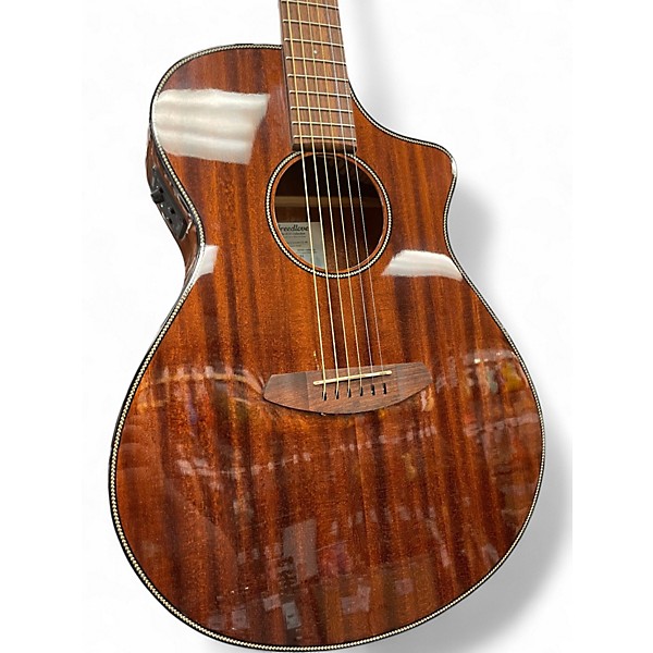 Used Breedlove Discovery S Concert CE HB Mahogany Acoustic Electric Guitar