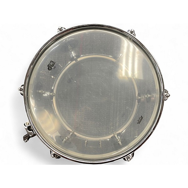 Used DW 8X10 design series acrylic tom Clear Drum