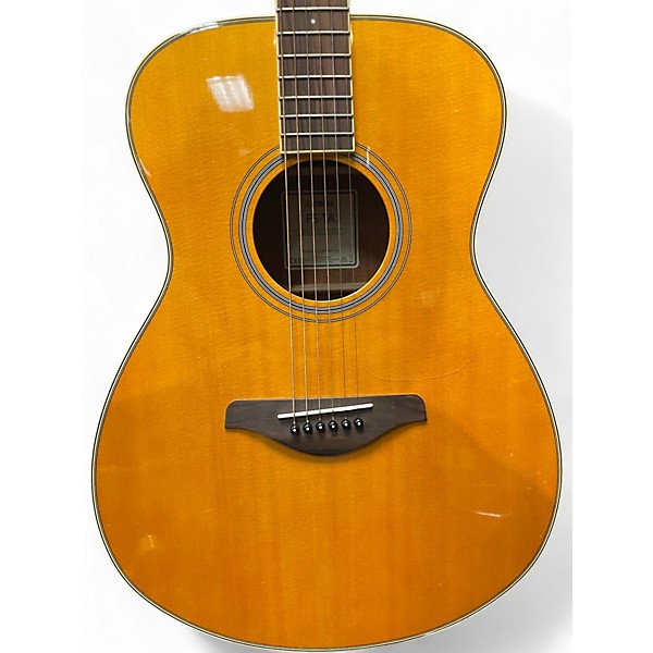 Used Yamaha FSTA TransAcoustic Concert Natural Acoustic Electric Guitar