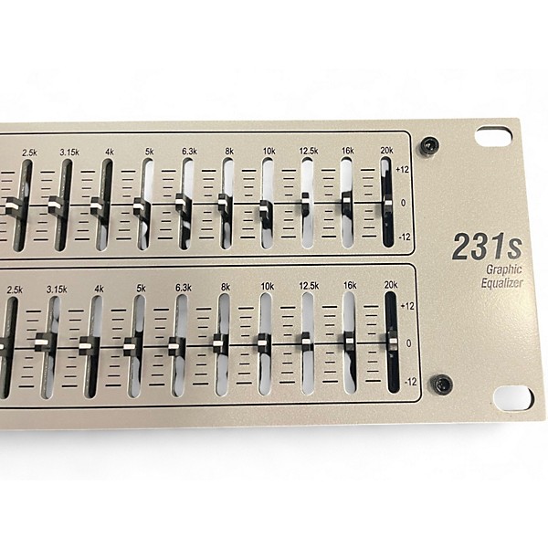 Used dbx 231s Dual Channel 31-Band Graphic Equalizer