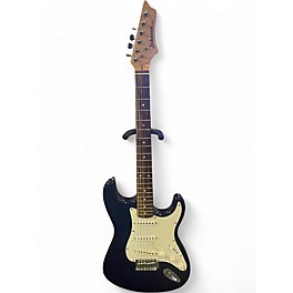 Used Johnson Double Cut DARK BLUE Solid Body Electric Guitar