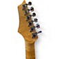 Used Johnson Double Cut DARK BLUE Solid Body Electric Guitar