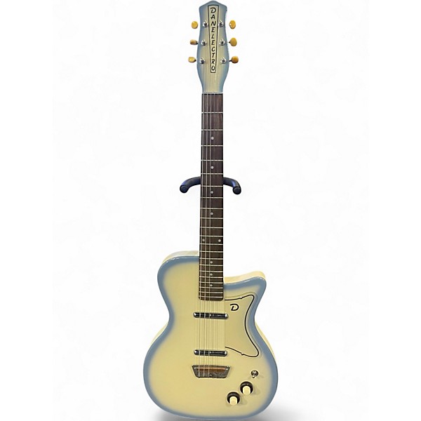 Used Danelectro U2 AQUA BURST Solid Body Electric Guitar