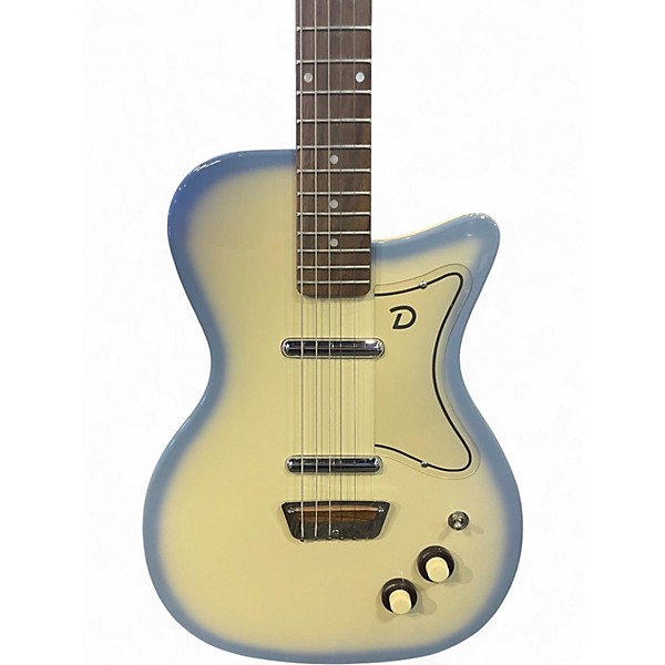 Used Danelectro U2 AQUA BURST Solid Body Electric Guitar