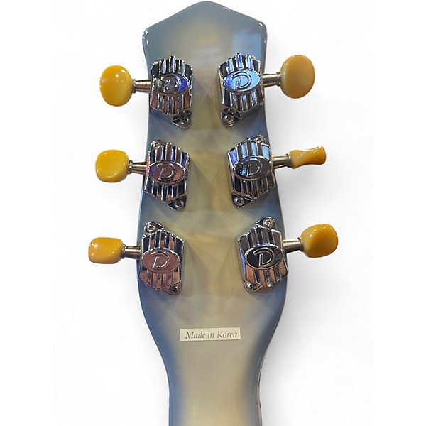 Used Danelectro U2 AQUA BURST Solid Body Electric Guitar
