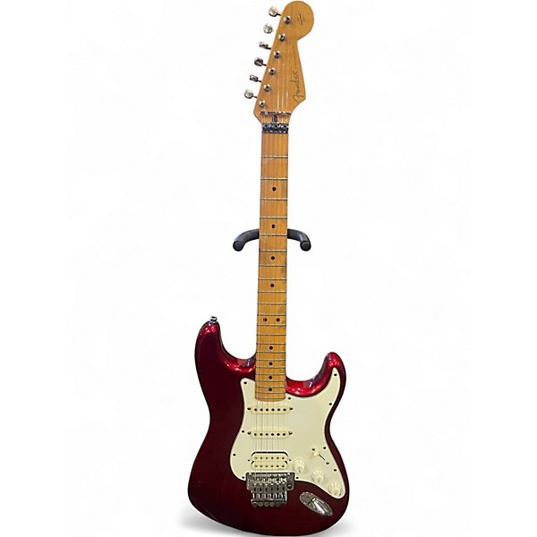 Vintage 1992 Fender STRATOCASTER Candy Apple Red Metallic Solid Body Electric Guitar