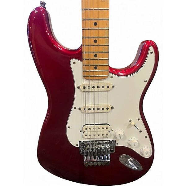 Vintage 1992 Fender STRATOCASTER Candy Apple Red Metallic Solid Body Electric Guitar