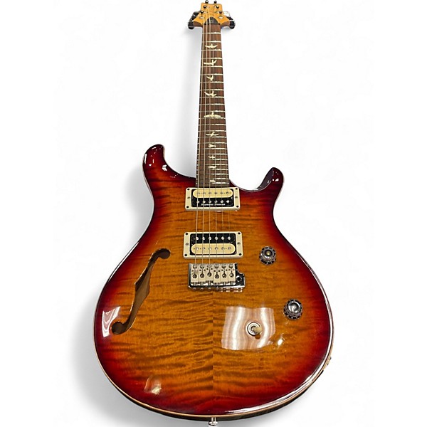 Used 2019 PRS CE24 Hollowbody Dark Cherry Burst Hollow Body Electric Guitar