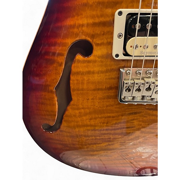 Used 2019 PRS CE24 Hollowbody Dark Cherry Burst Hollow Body Electric Guitar