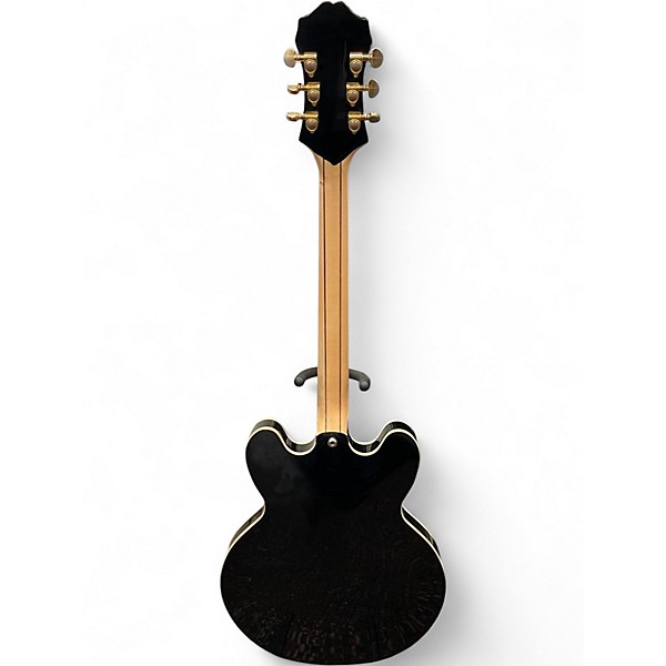 Used Epiphone SHERATON II PRO Black Hollow Body Electric Guitar