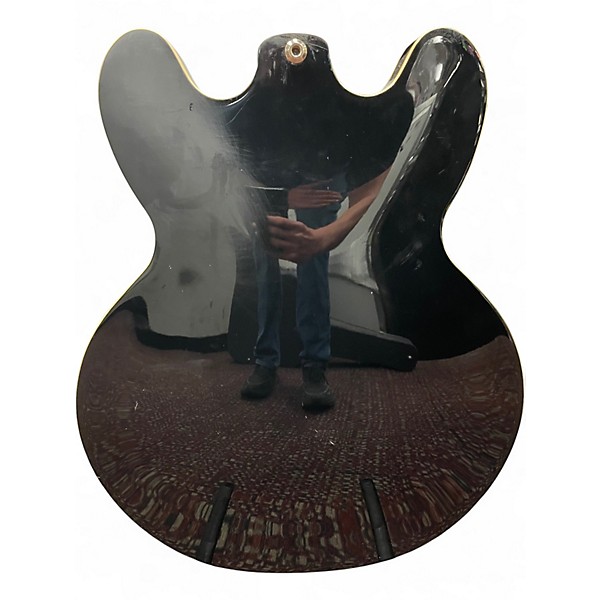 Used Epiphone SHERATON II PRO Black Hollow Body Electric Guitar