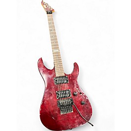 Used ESP M-100FM Red Solid Body Electric Guitar
