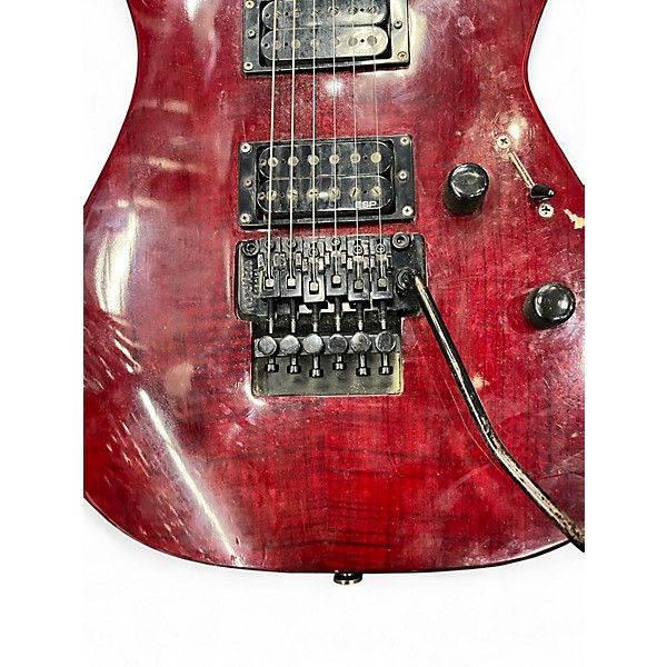Used ESP M-100FM Red Solid Body Electric Guitar