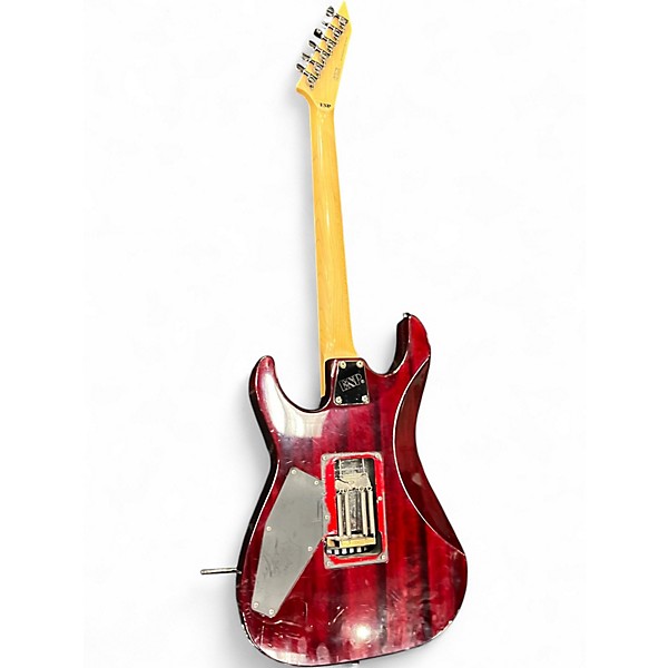 Used ESP M-100FM Red Solid Body Electric Guitar